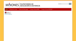 Desktop Screenshot of ead.misiones.gov.ar
