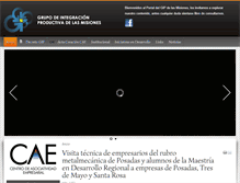 Tablet Screenshot of gipm.misiones.gov.ar