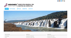 Desktop Screenshot of ccpm.misiones.gov.ar