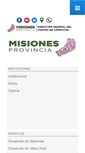 Mobile Screenshot of ccpm.misiones.gov.ar