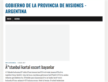 Tablet Screenshot of ceremonial.misiones.gov.ar