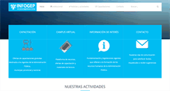 Desktop Screenshot of infogep.misiones.gov.ar